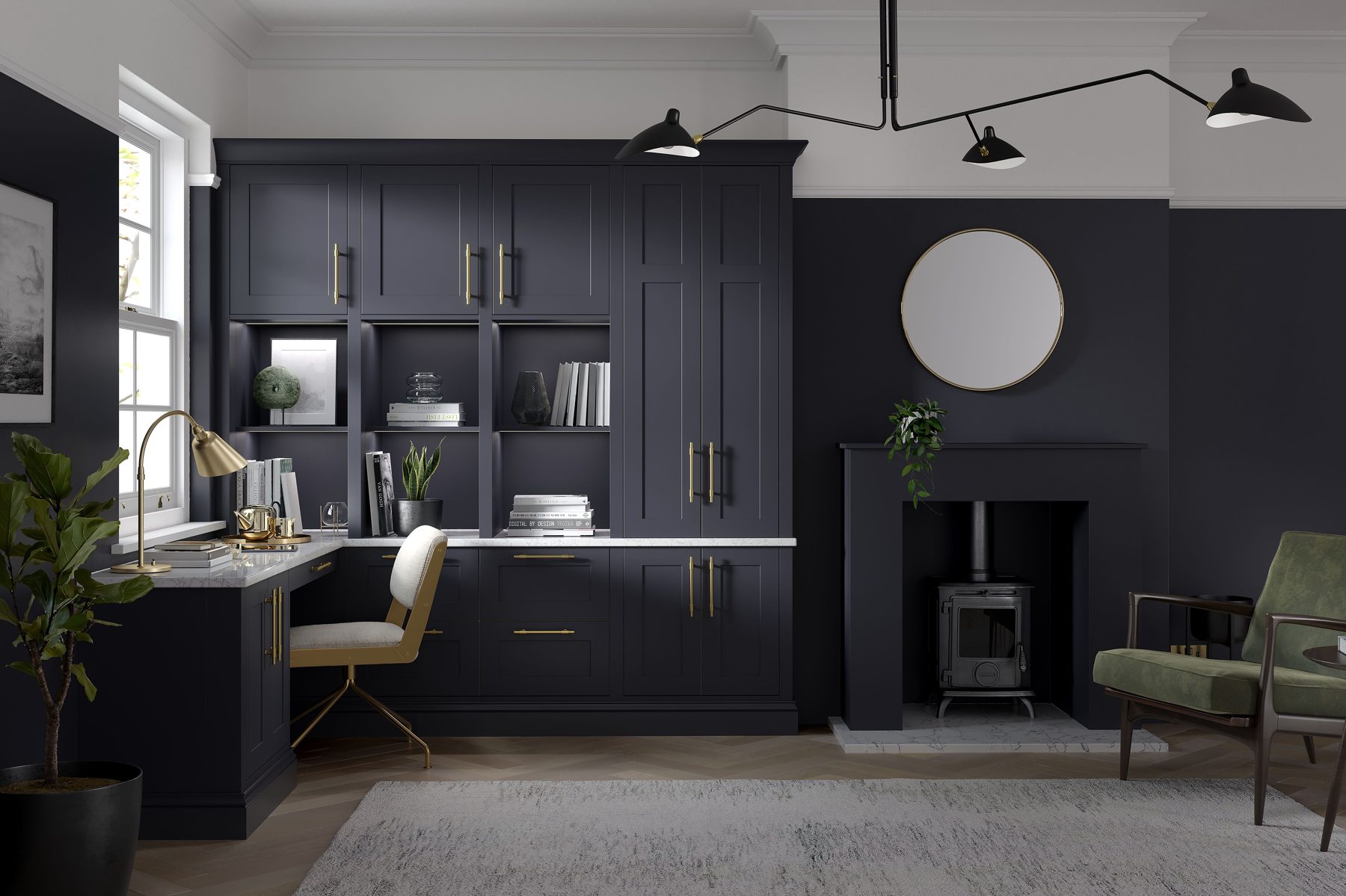 Bespoke fitted home office